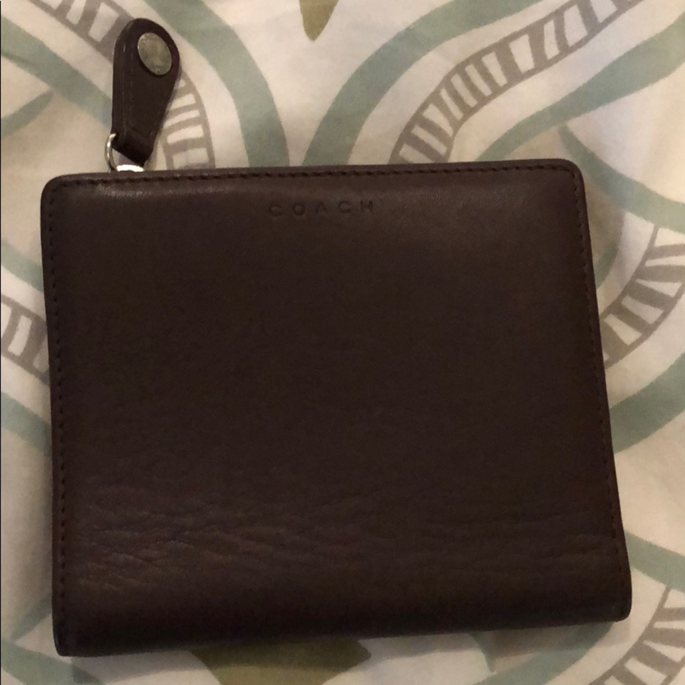 Coach leather wallet